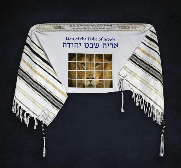 TALLIT-2 Tallit Lion of Judah Prayer Shawl (Large)-0
