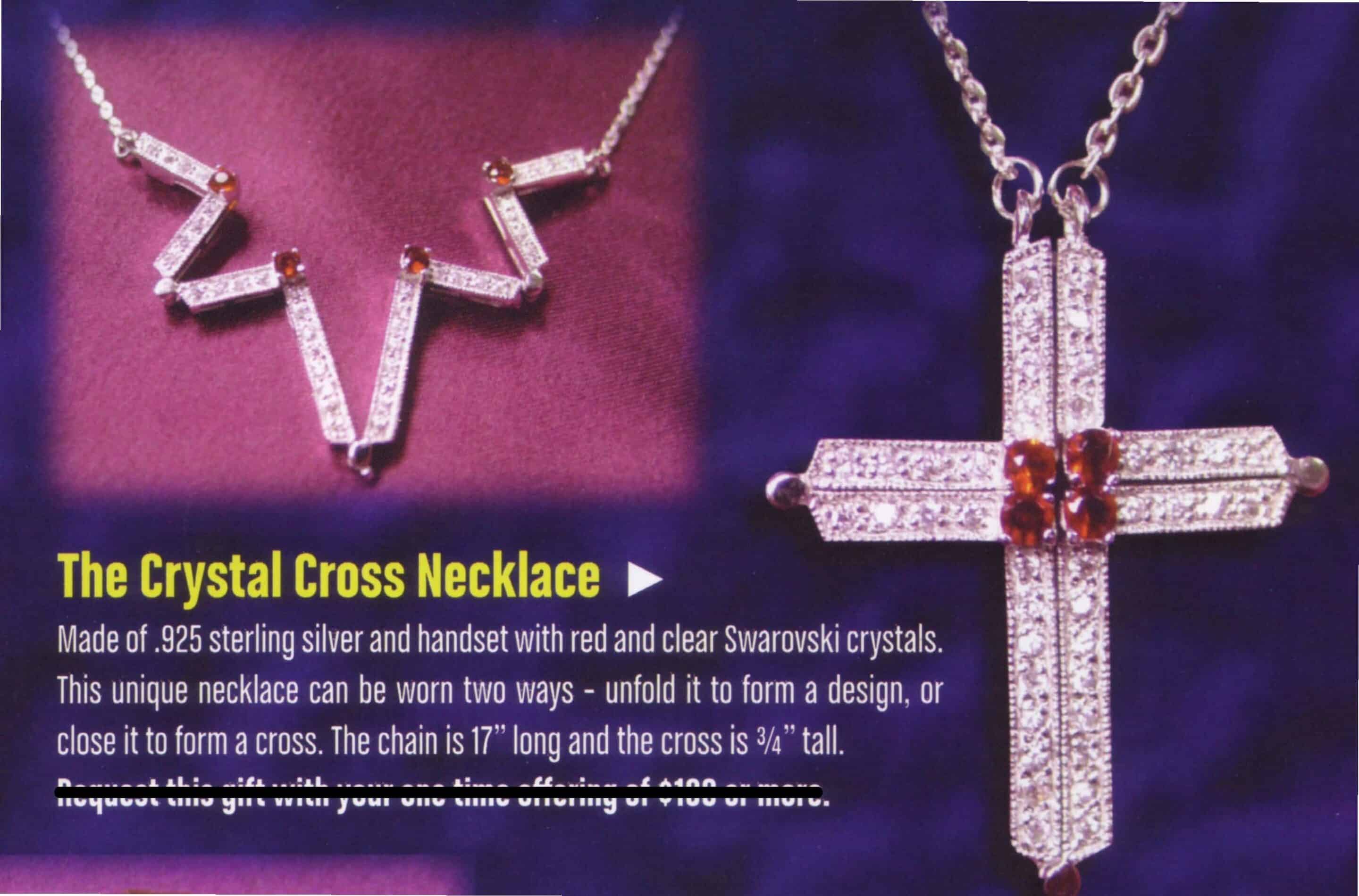 Eliot Danori Silver-Tone Crystal Cross Pendant Necklace, Created for Macy's  - Macy's
