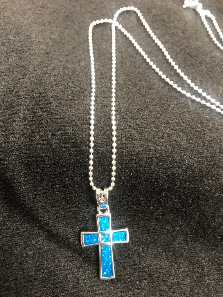 Black Opal Cross Necklace 7 Perry Stone Ministries