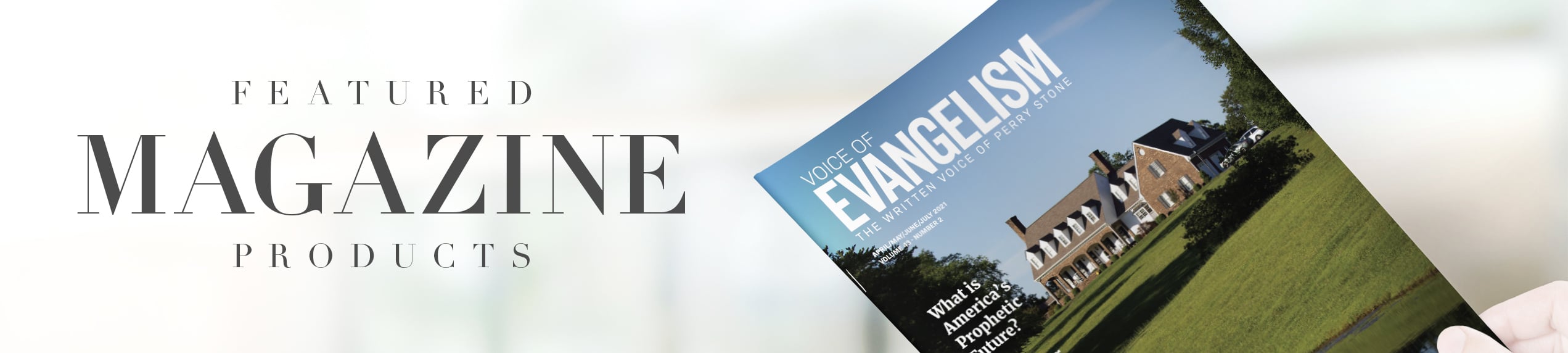 Current Featured Magazine Products Landing Page Header 4302