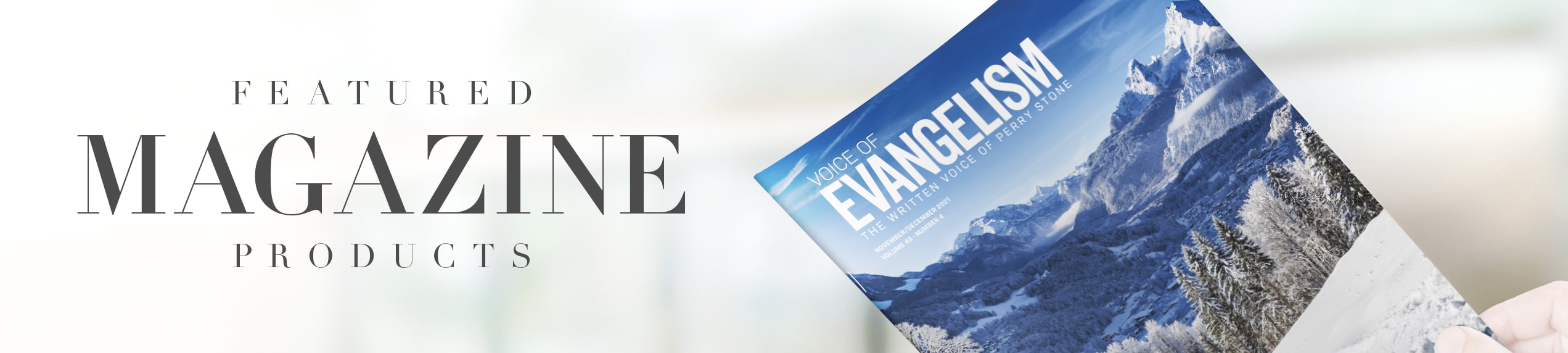 Current Featured Magazine Products Landing Page Header 4302