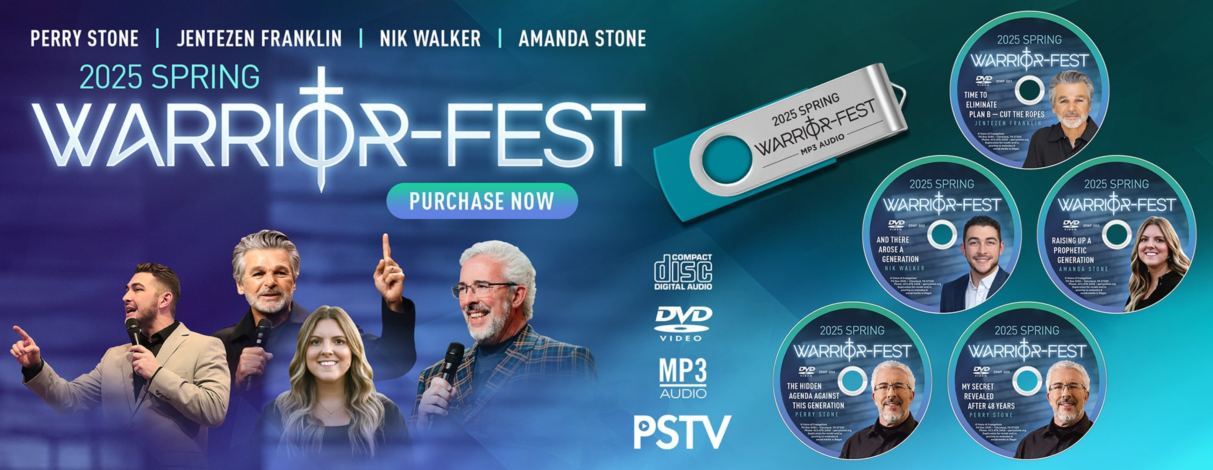 2025 Warrior-Fest Products – Website Banner