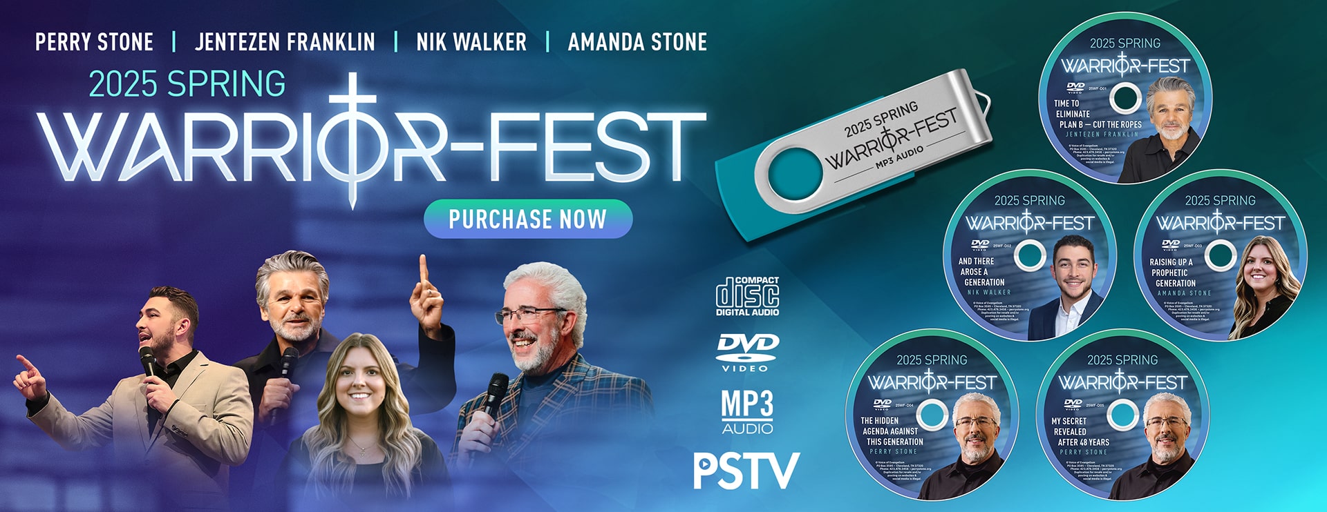 2025 Warrior-Fest Products – Website Banner
